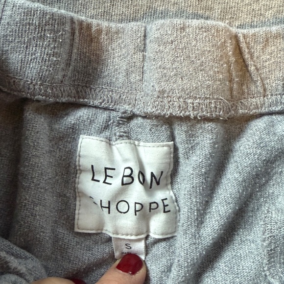 le bon shoppe shorts/short sleeve sweat SET - Picture 4 of 11